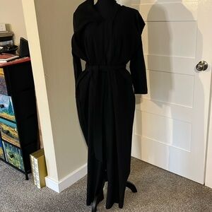 Halogen long sleeve black jumpsuit​​